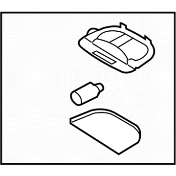 2013 Subaru XV Crosstrek Dome Light - 84601AG050ME