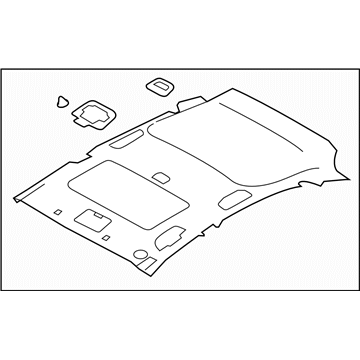 Subaru 94416FJ031ME Trim Panel Assembly Rf Sub