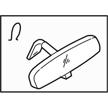 2003 Subaru Forester Car Mirror - X9201SA000