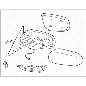 Subaru 91031AG06ATE Rear View Mirror Assembly