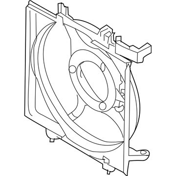 Subaru 45122SG000 SHROUD-Radiator