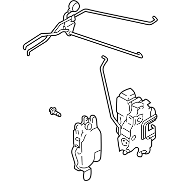 Subaru 61032AE04A LATCH/ACT Assembly Door Front RH