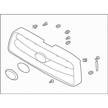 Subaru 91121SA050 Front Grille Assembly