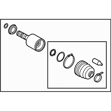 2016 Subaru Outback CV Joint - 28492AL00A