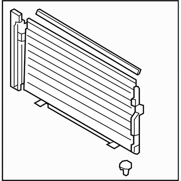 Subaru 73210SC012 CONDENSER Assembly