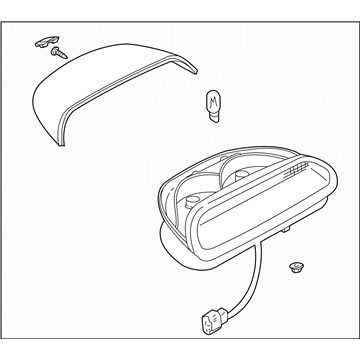 1994 Subaru Impreza Third Brake Light - 84701FA030EM