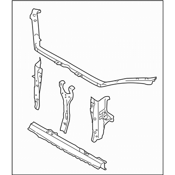 Subaru Forester Radiator Support - 53010SC0019P