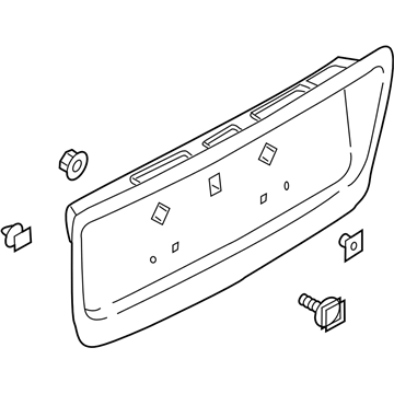 Subaru 91112XA14ANN GARNISH Assembly Rear Gate