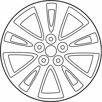 Subaru 28111XA03A Aluminium Disc Wheel