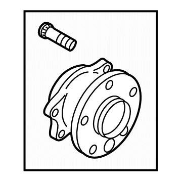 Subaru 28473AG00B Hub Unit Complete