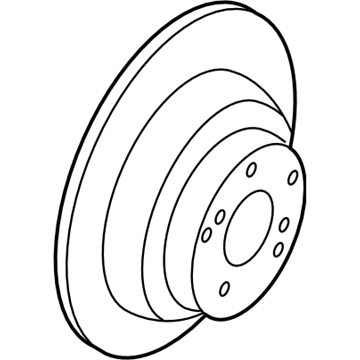 Subaru 26700AG01B Brake Disc Rear