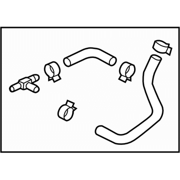 Subaru 22684AA190 Hose Assembly Air Control