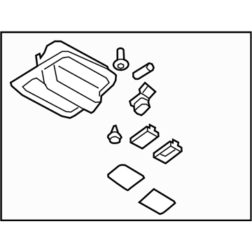 Subaru 92151SG031LO Over Head Console Assembly Sun