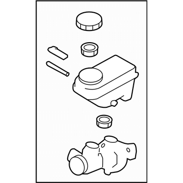 Subaru 26401FJ061 PB001350 Master Cylinder