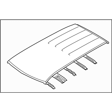 Subaru 53600SC0019P Roof Panel Complete