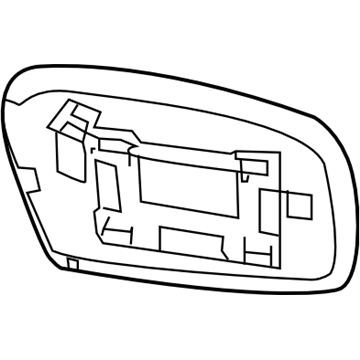 Subaru 91039AG270 Mirror Repair RH U4