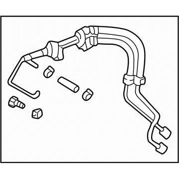 2002 Subaru Forester Power Steering Hose - 34610FC110