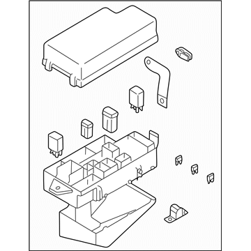 Subaru 82231AE10B Fuse Box Assembly Mai