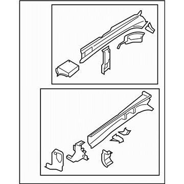 Subaru 51620FG0719P Frame Side Ff Complete LH