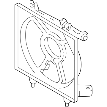 Subaru Baja Cooling Fan Bracket - 73313AE00A