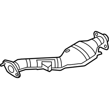 Subaru 44102AE180 Center Exhaust Pipe Assembly, Front