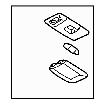 Subaru 84601FE000NE Lamp Assembly Room