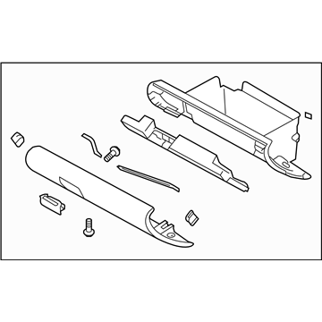 Subaru Legacy Glove Box - 66121AJ00AWJ