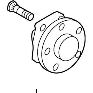 Subaru 28373FG000 Front Axle Hub Complete