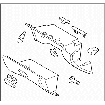 2006 Subaru Forester Glove Box - 66120SA180ND