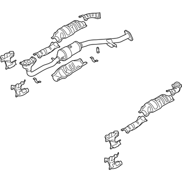 2012 Subaru Legacy Exhaust Pipe - 44620AD05A