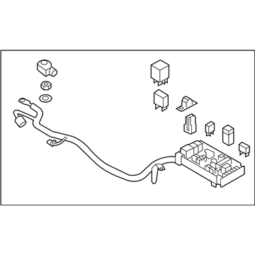 Subaru 82241SG010 Fuse Box Main Assembly