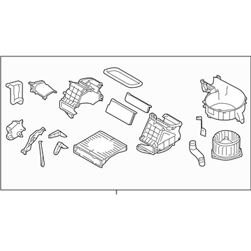 Subaru 72210FG010 Blower & Cooling Unit