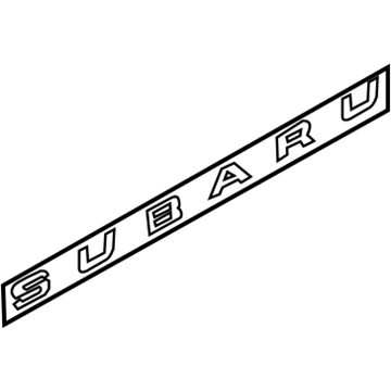 Subaru 91174SA010 Liftgate Tailgate Hatch-Emblem Badge Nameplate