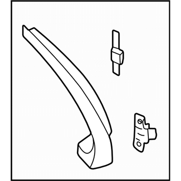 Subaru 94330SA000ES Trim Panel Rear Gate Side RH