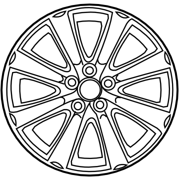 Subaru 28111AJ05A Wheel Rim
