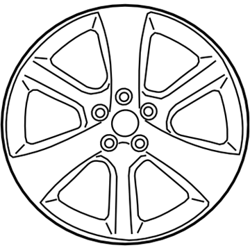 Subaru 28111AJ18A Aluminium Disc Wheel