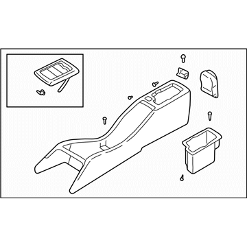 Subaru 92060FC030ND Console Box
