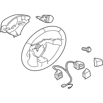 Subaru 34311AG38AJC Steering Wheel Assembly