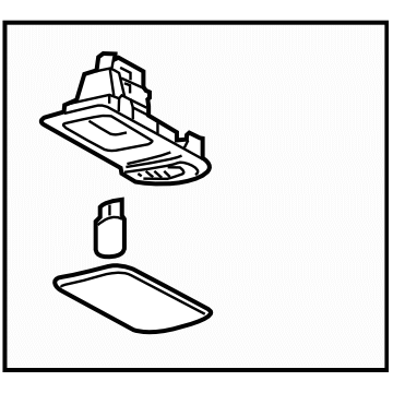 Subaru 84671AG06AME Lamp Assembly Luggage Rm