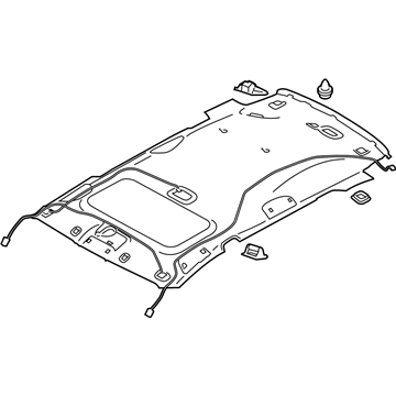 Subaru 94426AJ00BME Trim Panel SUNROOF SUBASS