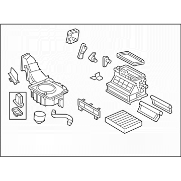 Subaru 72210FE050 Heater Blower Assembly
