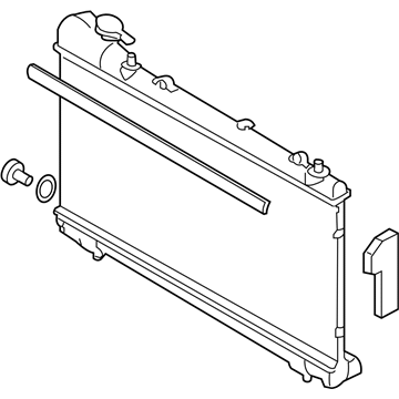 Subaru 45119SA020 Radiator Complete