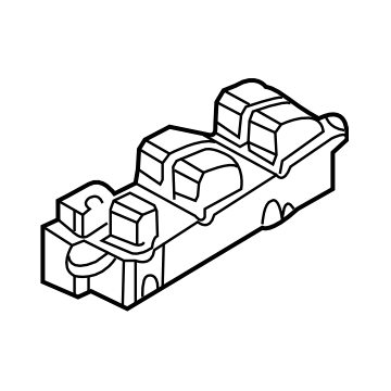 Subaru 83071SA130 Front Power Master Window Switch