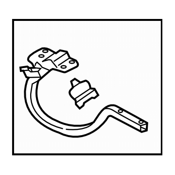 Subaru 57520FJ0009P Hinge Assembly TRK RH