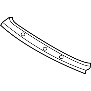 Subaru 53400AJ02A9P Roof Rail Complete Front