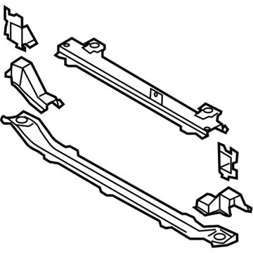 2004 Subaru Forester Radiator Support - 51629SA0009P