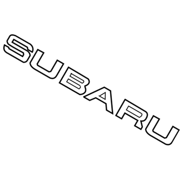 Subaru 93079FG010 Letter Mark Back Door Pan