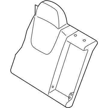 Subaru 64350FG980JI Rear Seat Back Rest Cover Complete, Right