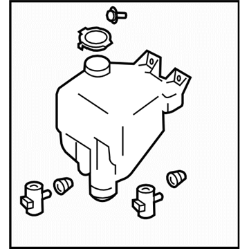 Subaru 86610SA030 Windshield Washer Tank Assembly