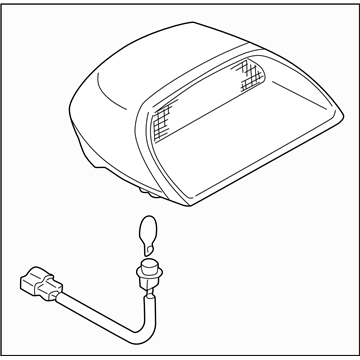 Subaru 84701AC000ML High Mount Brake Light Housing